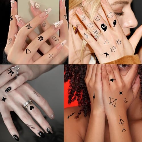 698 Pcs Temporary Tattoos - 24 Sheets Waterproof Fake Tattoos for Kids
