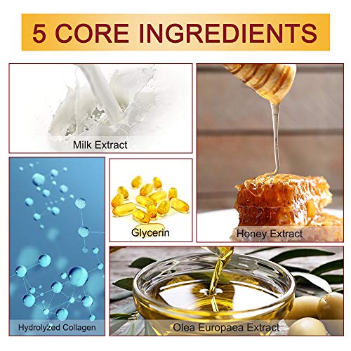 ZIXAOK Moisturizing Hand Mask Gloves for Extra Dry Hands - 5 Pairs Spa Set