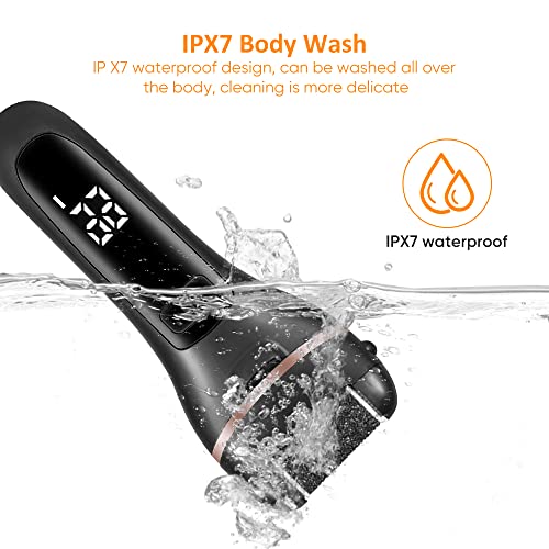 Rechargeable Electric Callus Remover & 10-Piece Pedicure Set