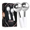 Prime Fitness Ice Globes for Facials White - Unbreakable Cooling Roller & Cryo Sticks for Face, Neck & Eyes
