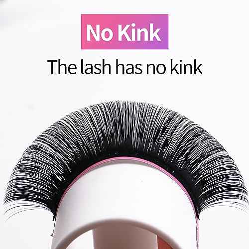 VEYES INC Classic Volume Lash Extensions 0.03-0.20 J/B/L/C/CC/D/DD Curl 5-25mm Mixed & Single Length Tray, Premium Silk Eyelashes, Professional Supplies for Lash Techs(Matte Black 0.15 CC 8-16mm)