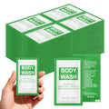 Travel Size Body Wash Packet Bulk Pack of 200,Individually Wrapped 0.35 fl oz(10 ml) Disposable Small Mini Bath Shower Gel Toiletries Supplies for Hotel,Guests,Homeless,Charity,Gym