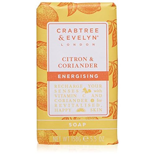 Crabtree & Evelyn Citron & Coriander Energising Soap, 5.5 oz