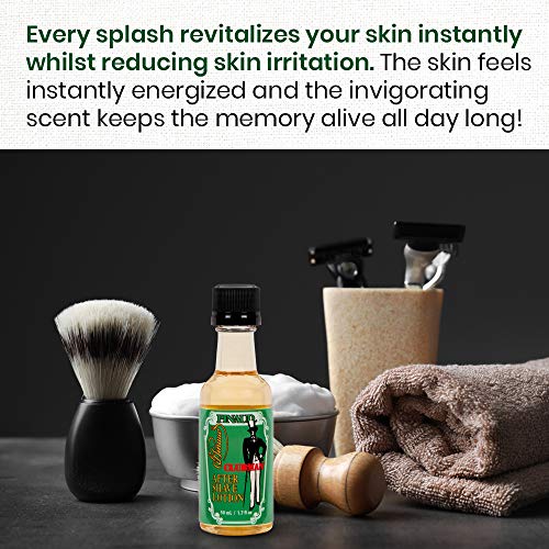 Clubman Pinaud After Shave Lotion, Soothes Skin After Shaving With Masculine Fragrance 1.7 fl. Oz x 2 packs