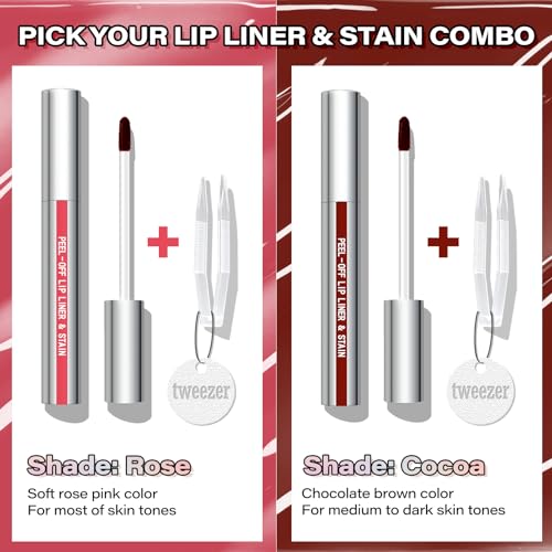 Cilrofelr Peel Off Lip Liner Stain - Long Wear Tattoo Lip Tint