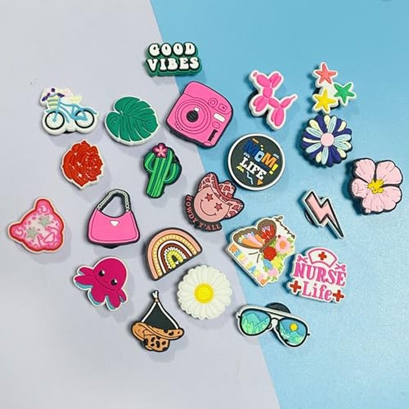 50pcs Bogg Bag Charms for Women & Girls - Cute Tote Bag Accessories