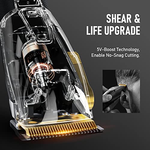 SUPRENT PRO Professional Hair Clippers & T-Blade Trimmer Set