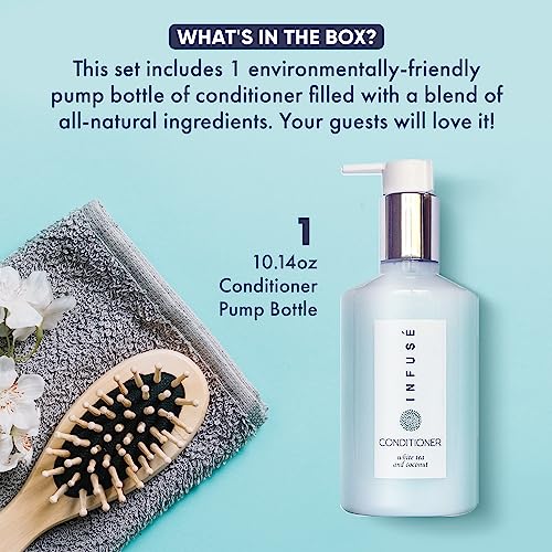 Terra Pure Infuse Conditioner, Retail Size Hotel Amenities, 10.14 oz. (Single)