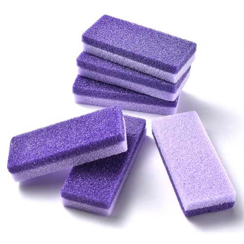 6PCS Double-Sided Pumice Foot Scrubber Set for Smooth Skin