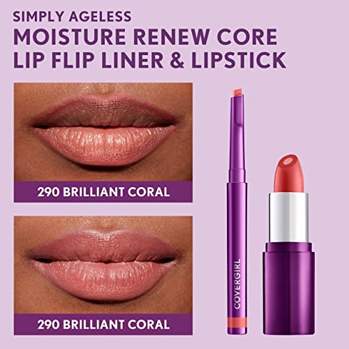 COVERGIRL Simply Ageless Lip Flip Liner in Brilliant Coral