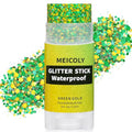 MEICOLY Brazil Glitter Stick for Soccer Events - Yellow & Green