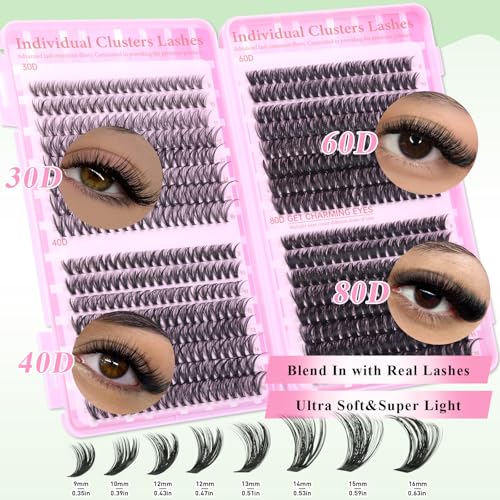 Lash Clusters for Beginners - D Curl DIY Eyelash Extensions Kit