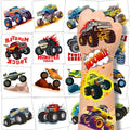 Monster Truck Temporary Tattoos for Kids, 240 Pcs Waterproof