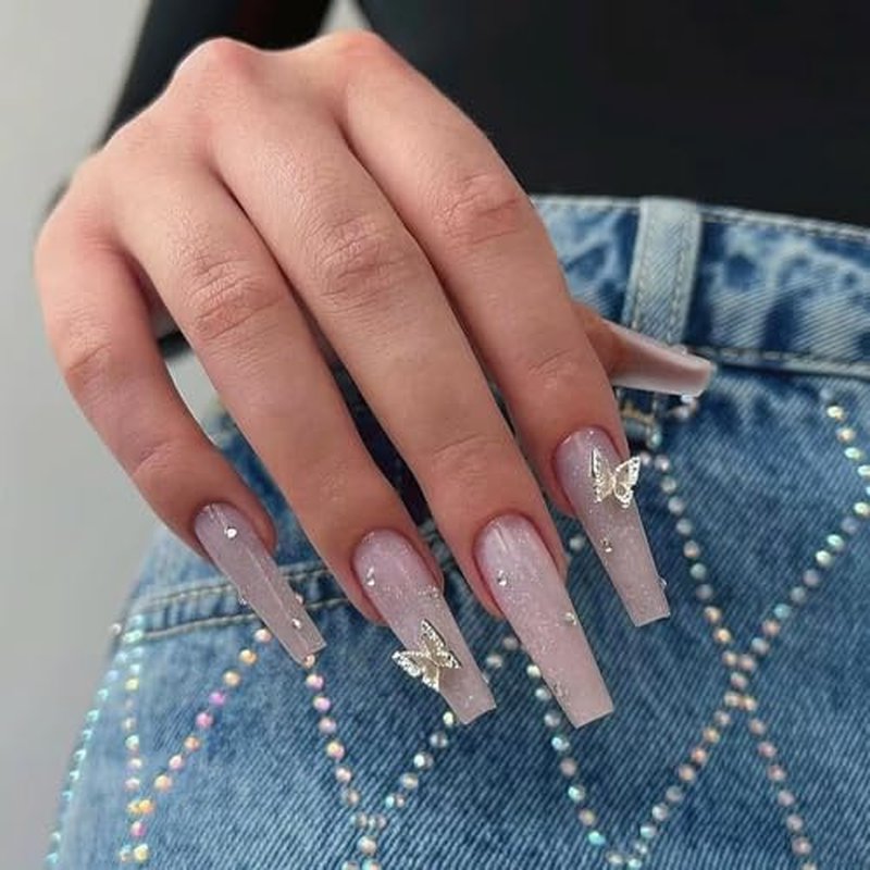 DouborQ 6 Colors Pink Nude Nail Polish Set - Long-lasting Manicure