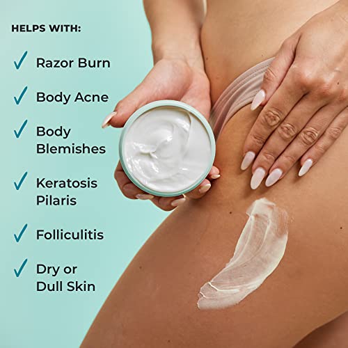 Miami Beach Bum, Bum + Body Cream Mint 3.4 Fl. oz. each (2PK), Daily Moisturizer For Total Skin Health, Body Acne Treatment, Razor Bumps, Keratosis Pilaris, Ingrown Hairs, Sunburns, Blemishes & More