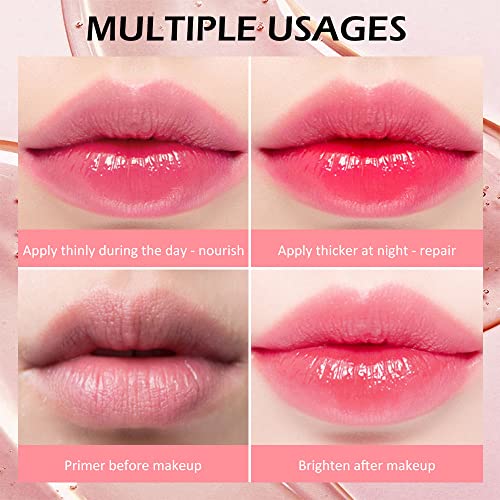 BINGBRUSH Color Changing Lip Gloss Set - 6 Pcs Moisturizing Lip Balm