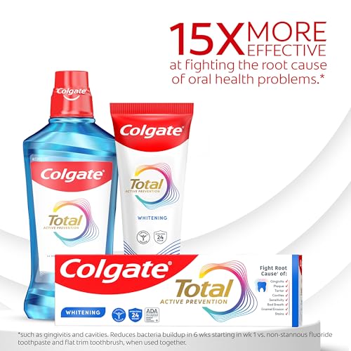 Colgate Total Whitening Fluoride Toothpaste - Mint, 5.1 oz (2 Pack)