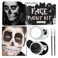 Black & White Face Paint Kit with Brushes