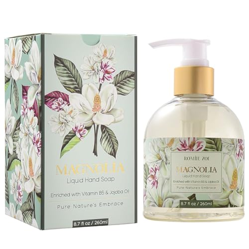 ROMIIE ZOI Liquid Hand Soap with Gift Box - Magnolia - 260ml/ 8.7 fl.oz