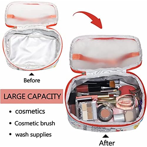 PXTIDY Corpse Horror Bride Inspired Cosmetic Case Bride Wedding Gift Horror Movie Makeup Organizer Bag Halloween Party Gift