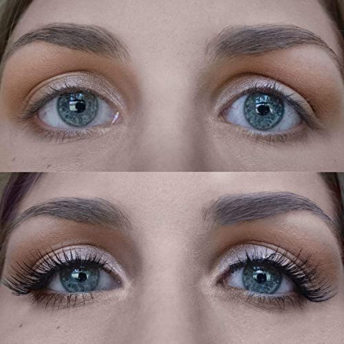 EMEDA 3D False Eyelashes 12mm Natural Wispy Cat Eye 10 Pairs