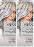 L'Oreal Paris Le Color Gloss Silver Toning Hair 4oz (Pack of 2)