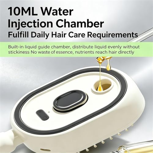 5-in-1 Rechargeable Air Cushion Hair Brush - Detangling & Massage
