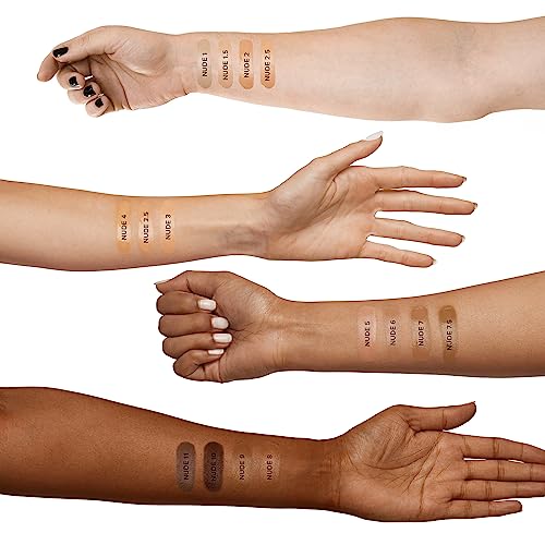 Nudestix Tinted Cover Liquid Foundation ? Lightweight, Buildable Coverage for a Natural Radiant Finish | Hydrating Formula with 18 Botanical Extracts | Clean, Vegan Makeup
