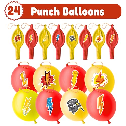 Lightning Bolt Party Favors 72-Piece Set for Kids