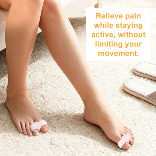 ElevateTech 12 Pack Silicone Bunion Toe Separators for Men & Women