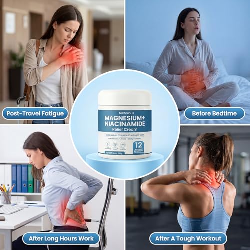 Magnesium Niacinamide Relief Cream - 4 oz