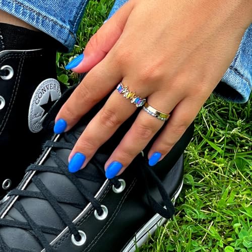 LONDONTOWN Lakur Non-Toxic Vegan Nail Polish - Blue Shades, 0.4 oz