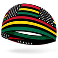 Sports Headband for Women Men,Flag Pattern Workout Head Band,Sweat