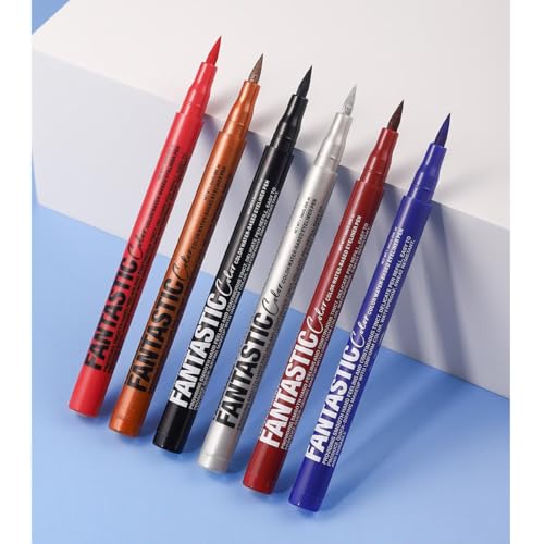 Purple Waterproof Liquid Eyeliner - Long-Wear, Smudgeproof