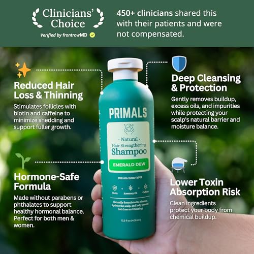 PRIMALS Hair Strengthening Shampoo with Caffeine & Biotin