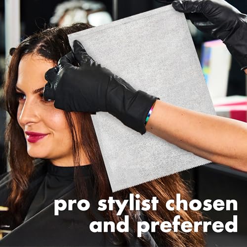 Colortrak Hair Coloring Popup Foil Box - Extra Wide 9-Inch X 10.75-Inch Sheets, Professional and Convenient, Pre-Cut and Easy to Grab During Processing, 500 Sheets Per Box