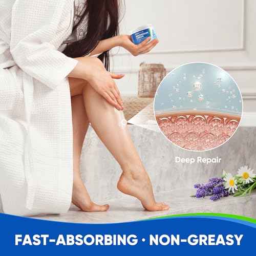 Calming Magnesium Cream for Sleep - Soothing Topical Lotion for Legs, Feet & Body - Infused with Natural Herbal Extracts - 4.2oz / 120ml (Pack of 1)