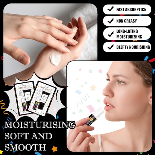 30 Pack Employee Appreciation Lip Balm Hand Cream Gift Bulk Staff Employee Appreciation Team Thank You Gift You're Awesome New Year Thank You Party Supplies for Coworkers Women Men Volunteer