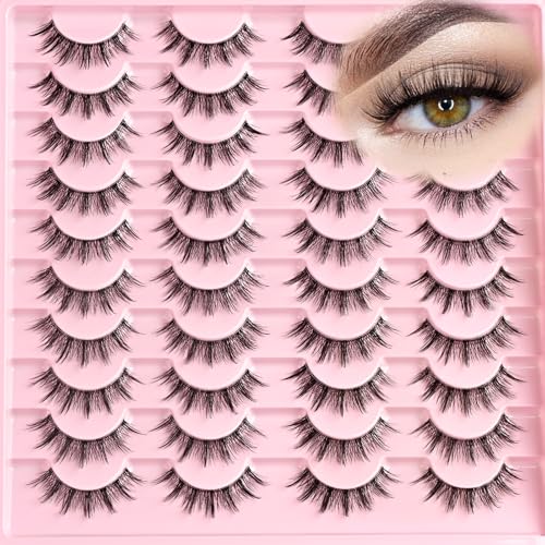 FARRED Wispy False Eyelashes - 20 Pair Variety Pack