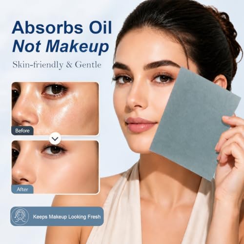 Oil Blotting Sheets XXL for Face, 160x120mm, 100pcs