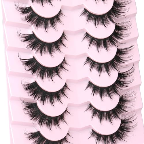 Spiky Cat Eye False Eyelashes - TNFVLONEINS Fox Eye Lashes