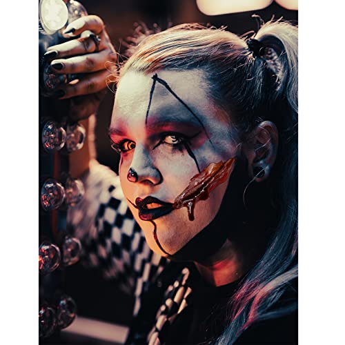 Halloween Temporary Tattoo - Realistic Wound & Scar Stickers (6 Sheets)