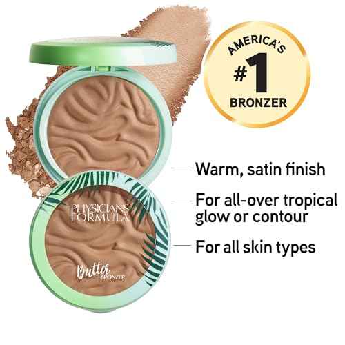 Physicians Formula Murumuru Butter Bronzer, Moisturizing, Nourishing Blend for Silky All-Day Luminous Glow, Dermatologist Tested, Hypoallergenic, Cruelty-Free -Bronzer