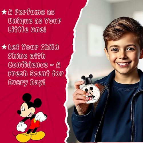 Disney Mickey Mouse Kids Eau De Toilette Spray, 3.4 oz / 100ml