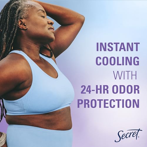 Cooling Body Deodorant Mist for Women - 24hr Odor Protection, Lavender Scent, Aluminum-Free, 5.2 fl oz