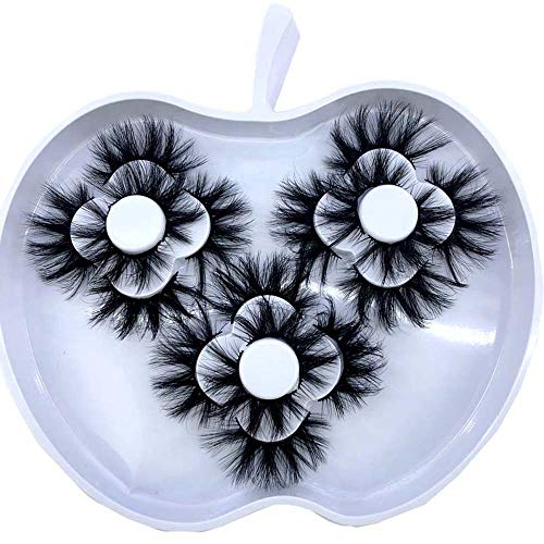 9 Pairs 25mm 5D Mink False Eyelashes - Thick, Dramatic