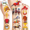 Horse Racing Temporary Tattoos - 96 Pack for Kids Parties