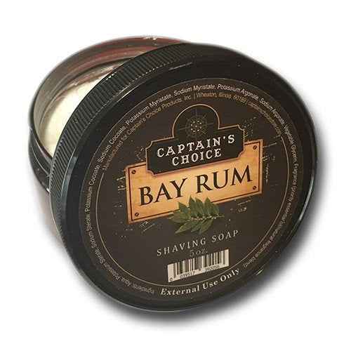 Captain's Choice BAY RUM Shaving Soap - 5 oz.