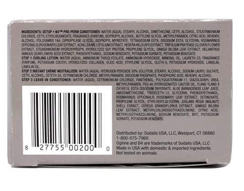 Ogilvie Home Perm for Color Treated Hair, Pack of 3