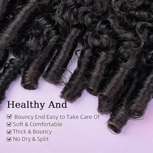 Burmese Curly Human Hair Bundles 3C4A Spiral Texture 12 inch